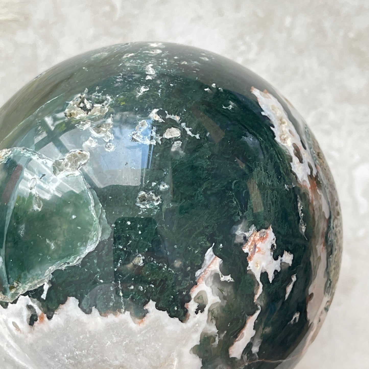 Moss Agate Sphere