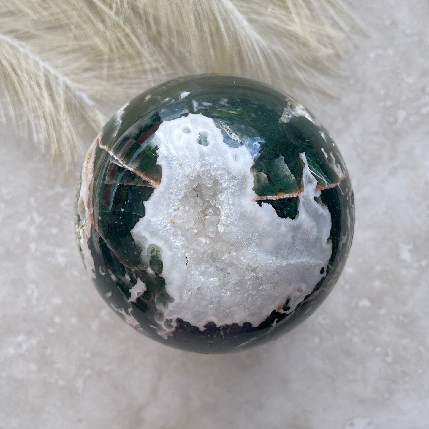 Moss Agate Sphere