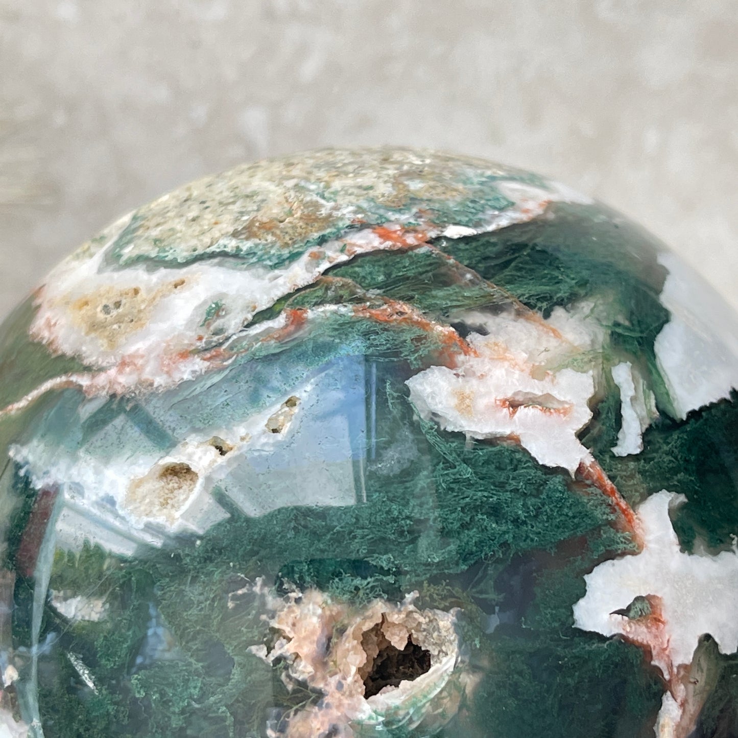 Moss Agate Sphere