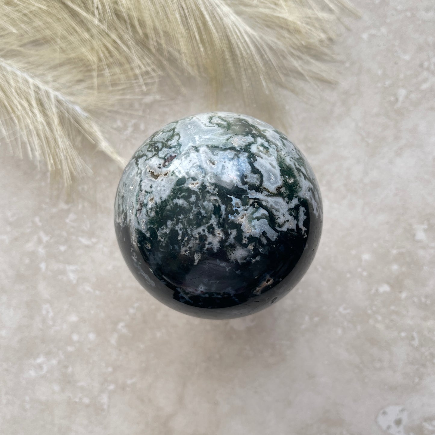 Moss Agate Sphere