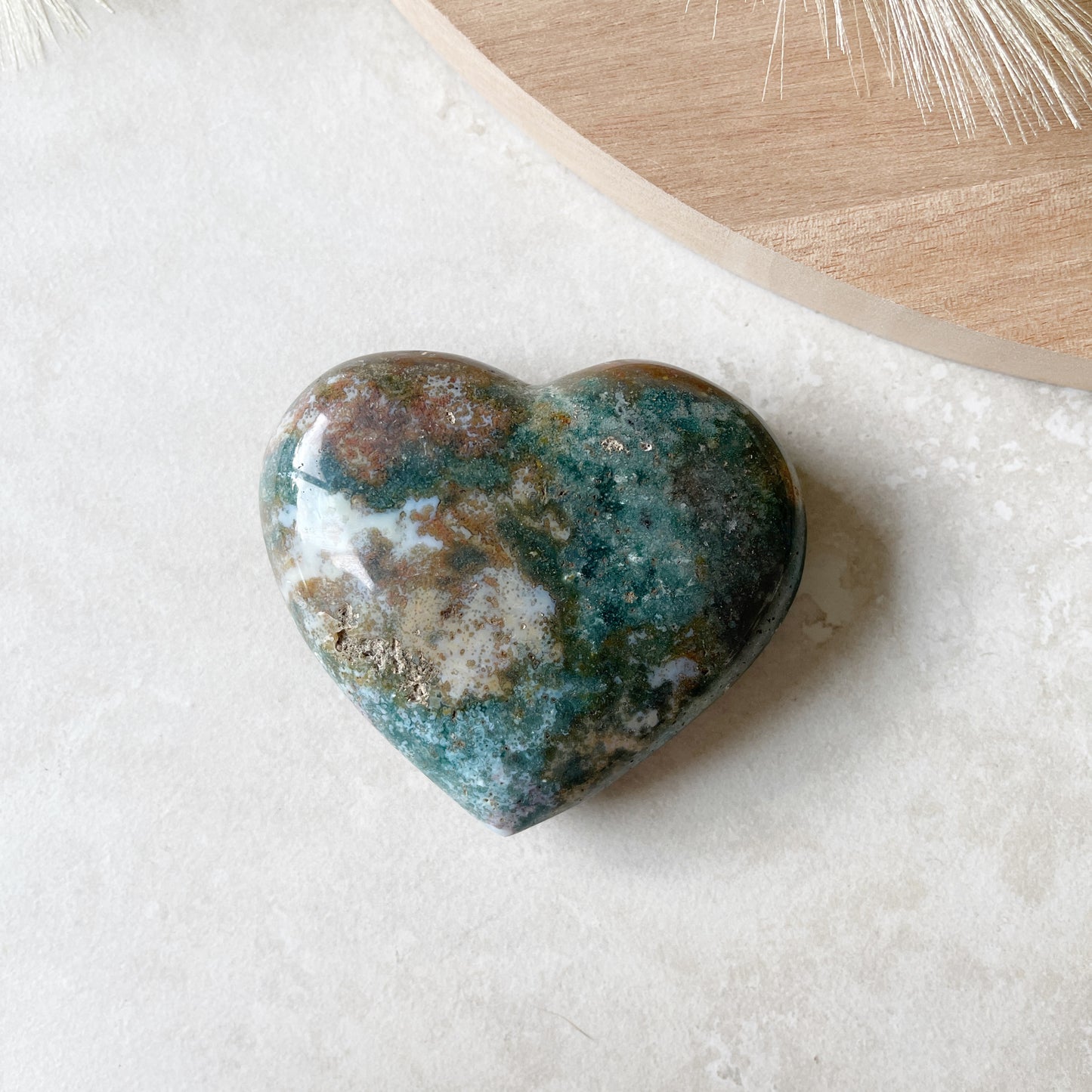 Ocean Jasper Heart