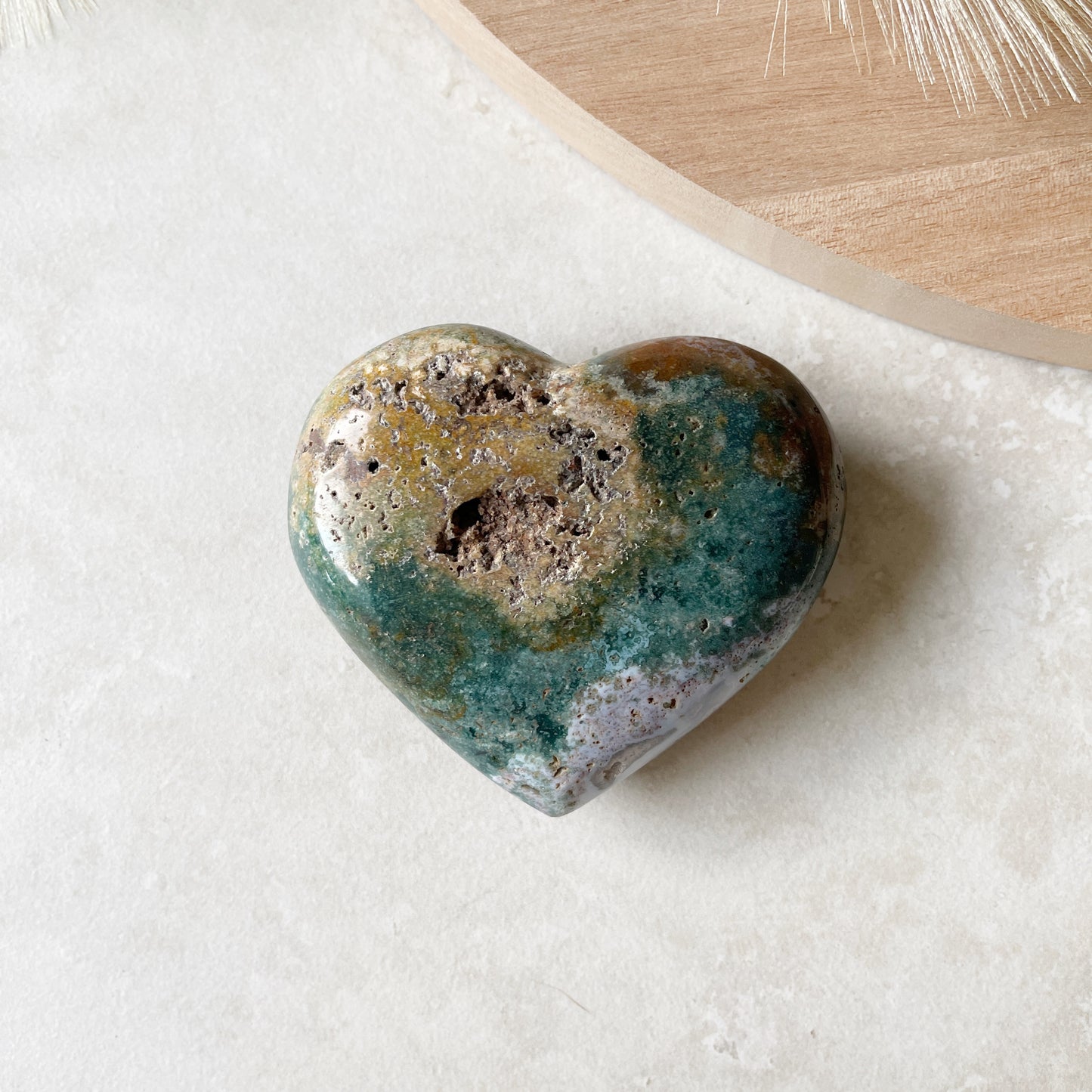 Ocean Jasper Heart