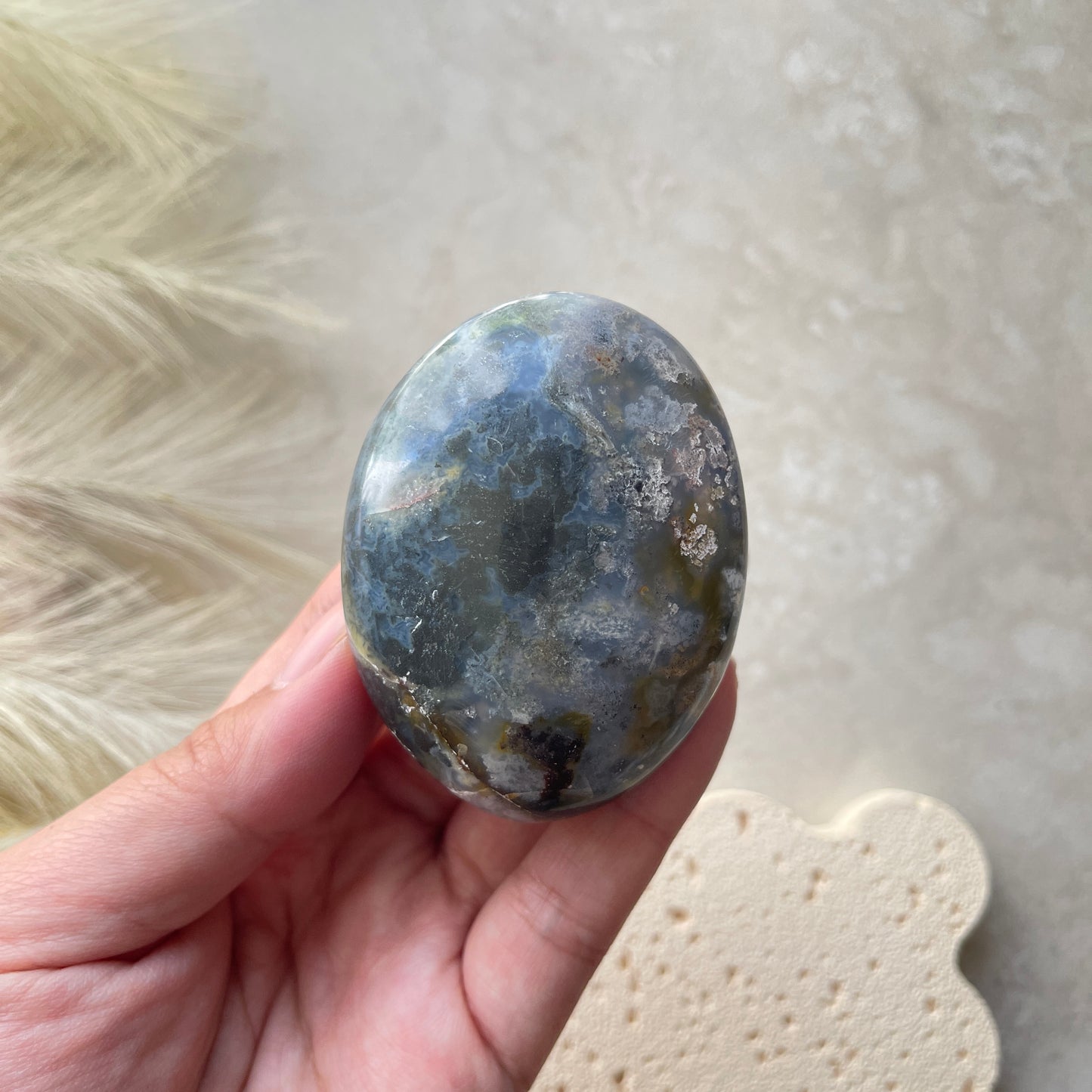 Ocean Jasper Palm Stone