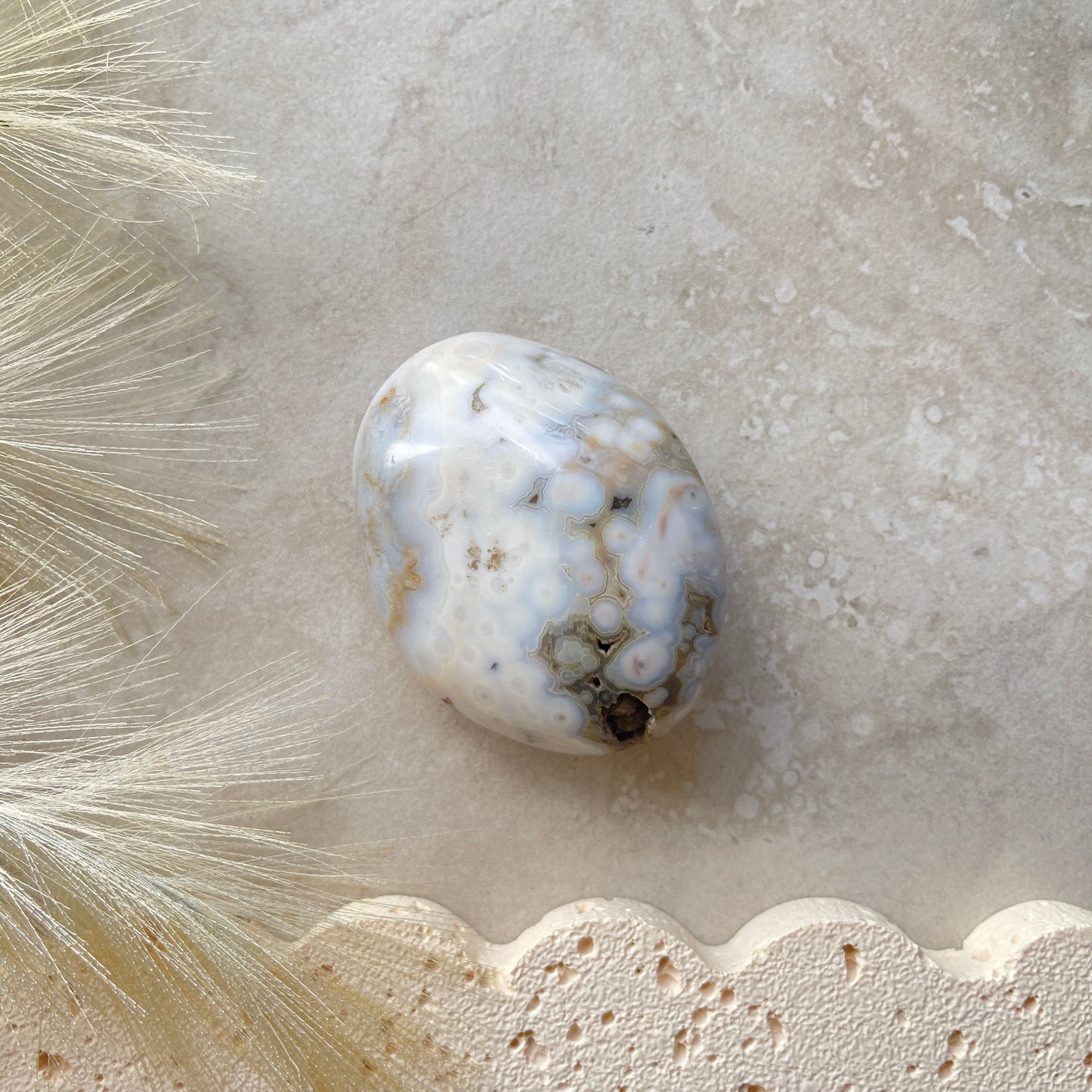 Ocean Jasper Palm Stone