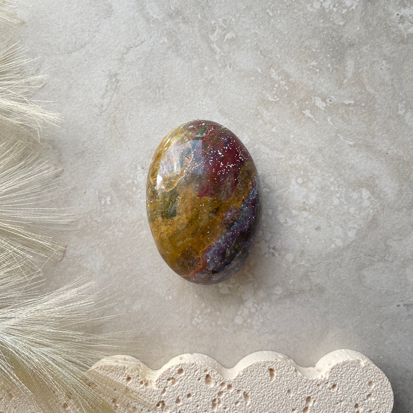 Ocean Jasper Palm Stone