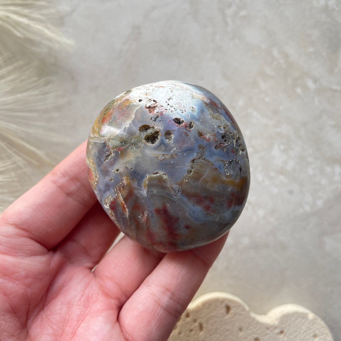 Ocean Jasper Palm Stone