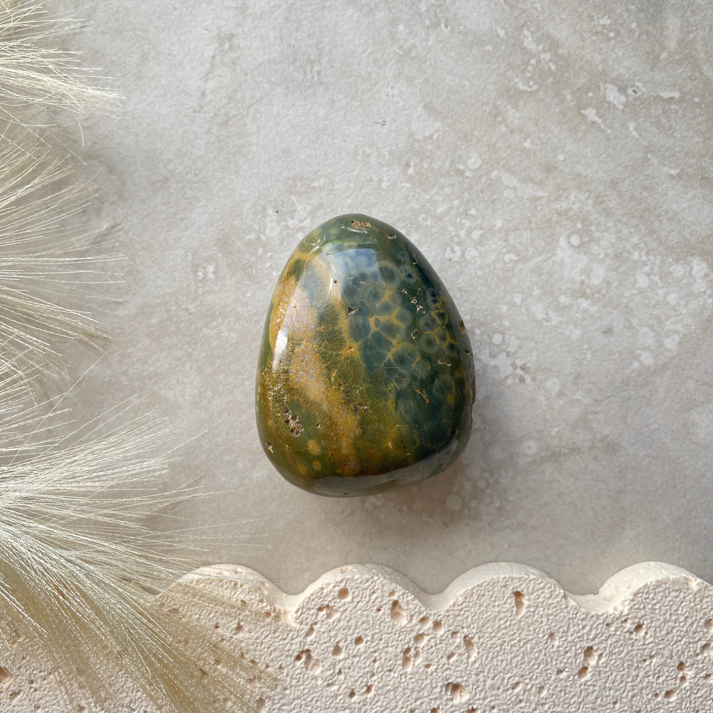 Ocean Jasper Palm Stone