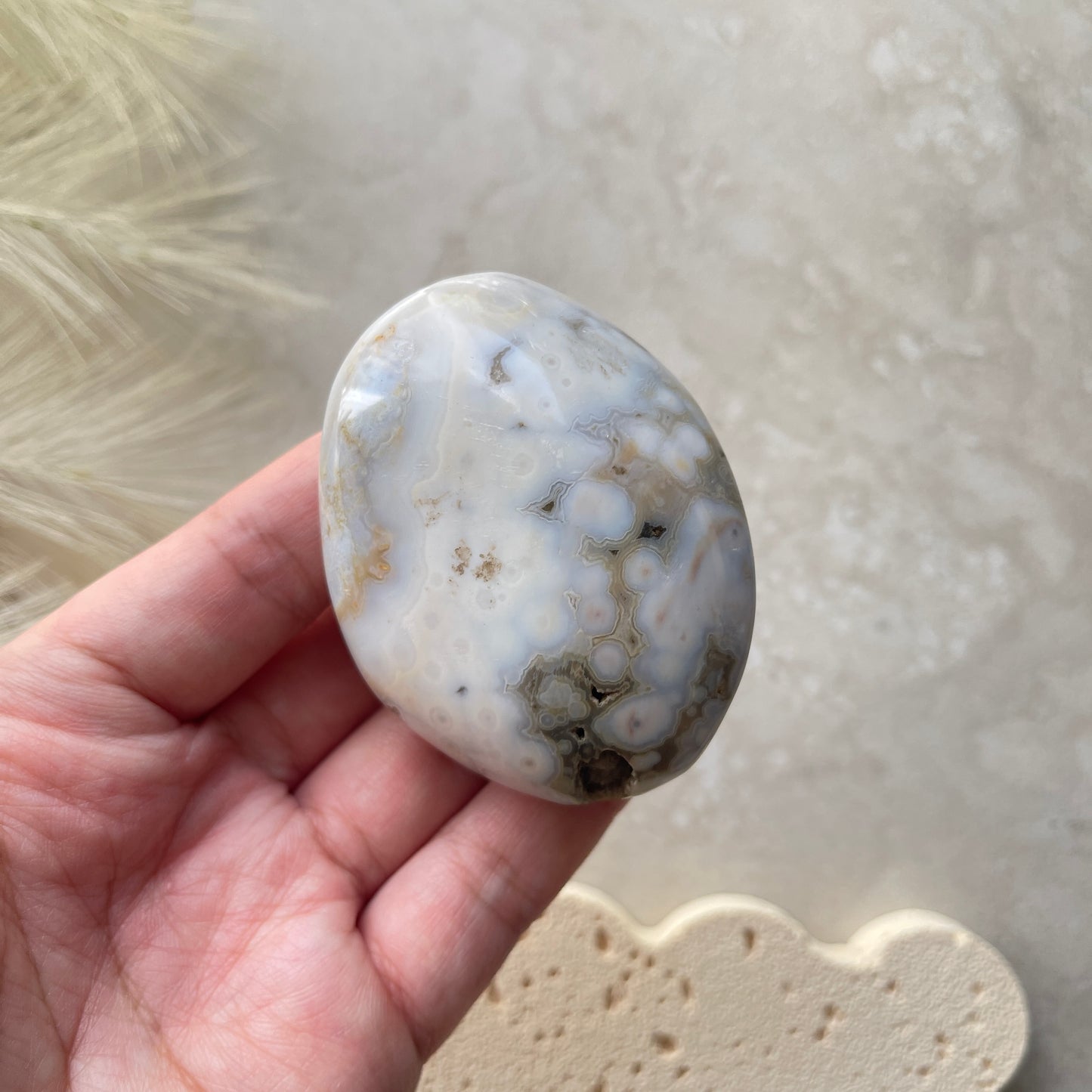 Ocean Jasper Palm Stone