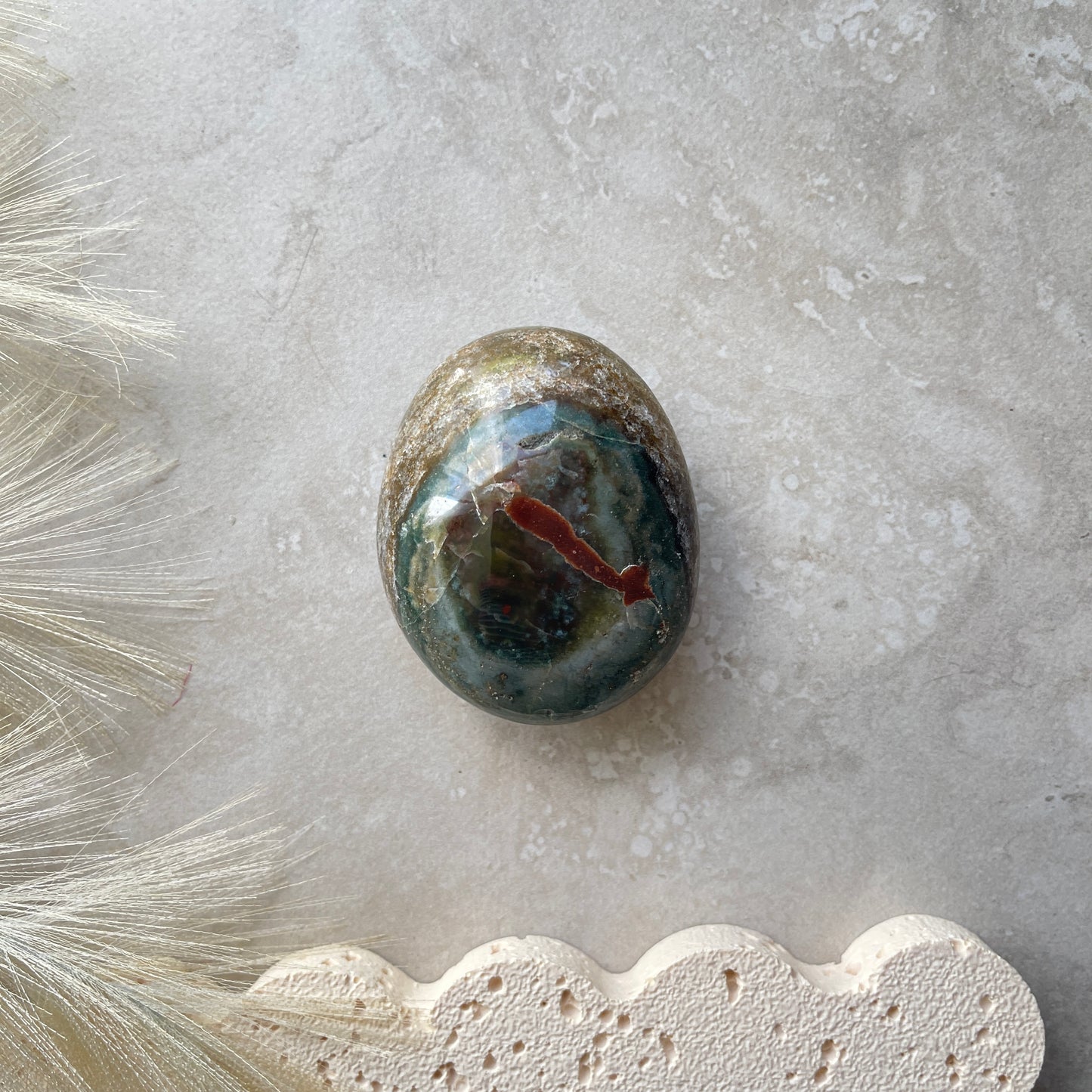 Ocean Jasper Palm Stone