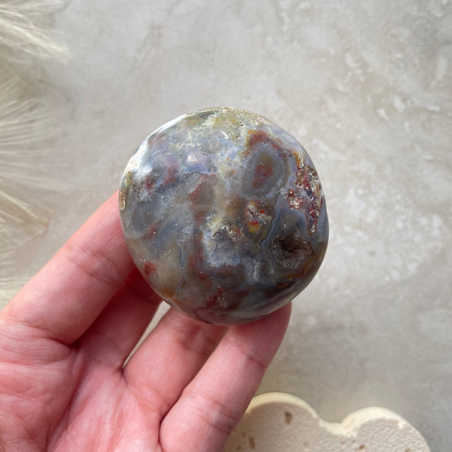 Ocean Jasper Palm Stone