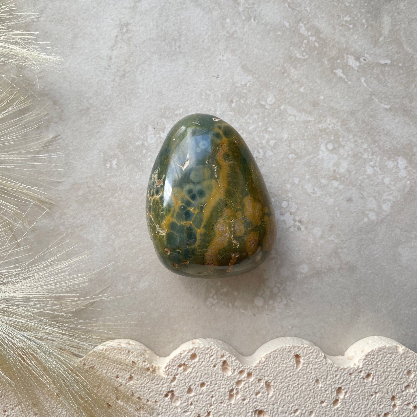 Ocean Jasper Palm Stone