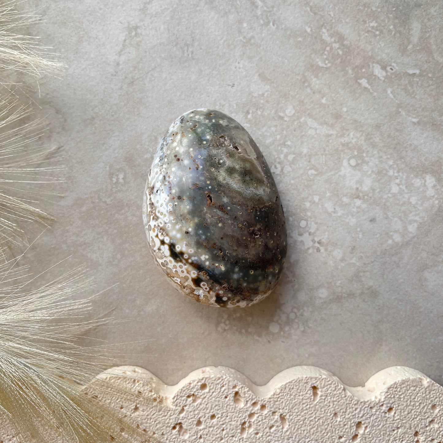 Ocean Jasper Palm Stone