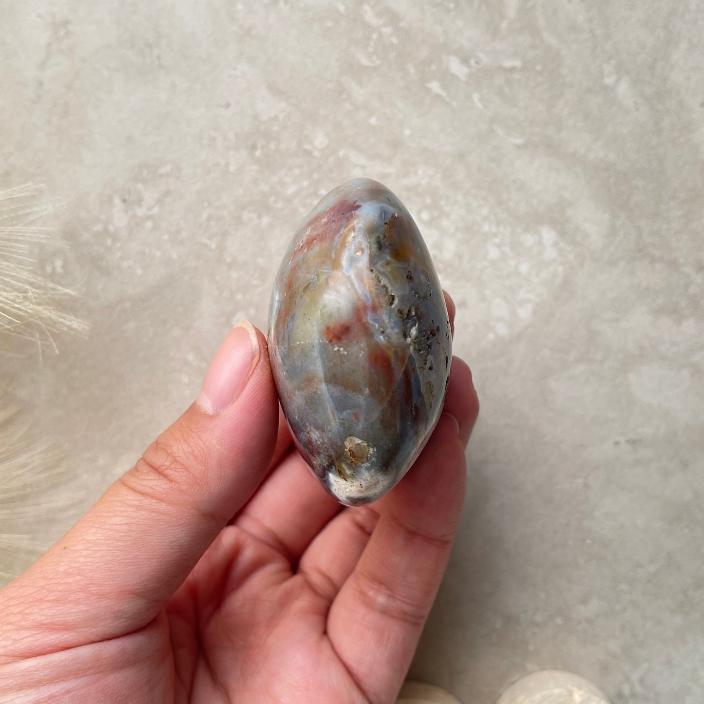 Ocean Jasper Palm Stone