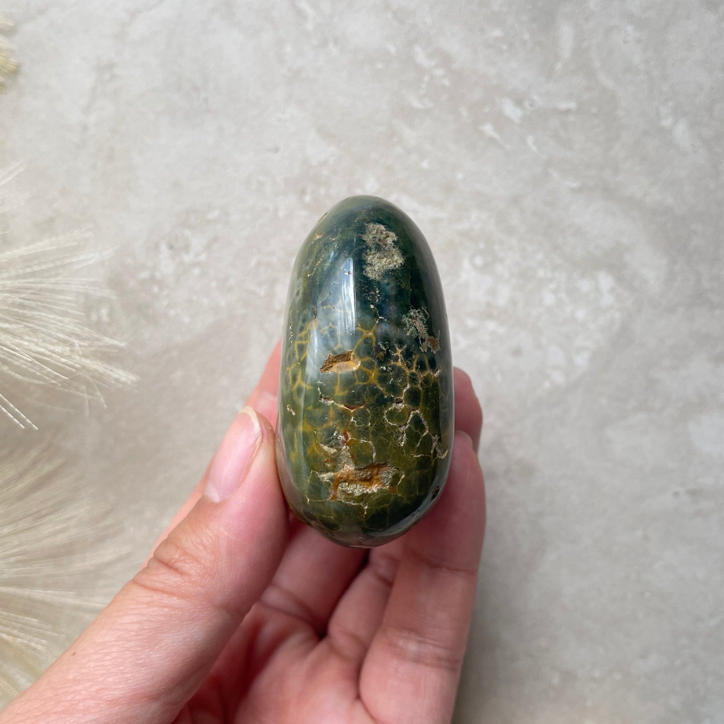 Ocean Jasper Palm Stone