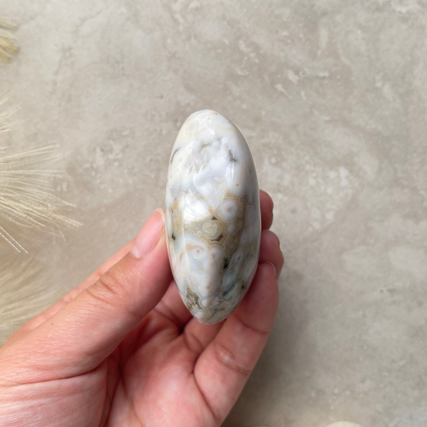 Ocean Jasper Palm Stone