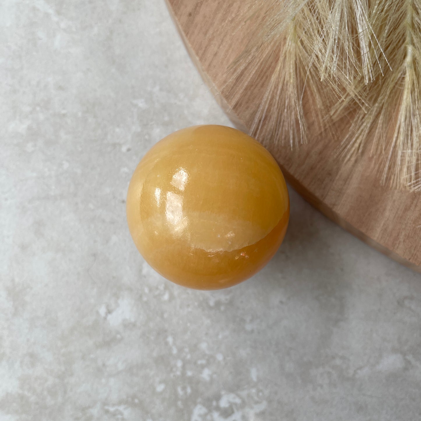 Orange Calcite Sphere