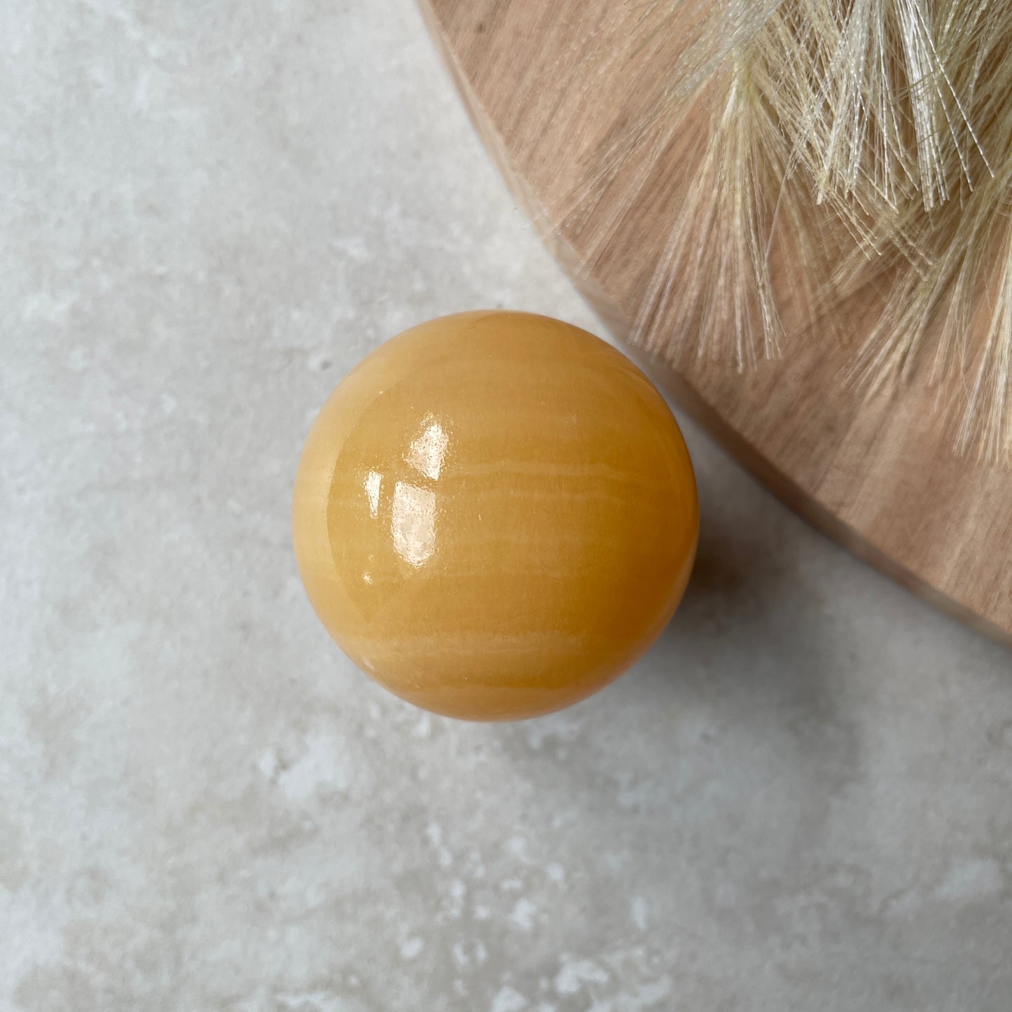 Orange Calcite Sphere