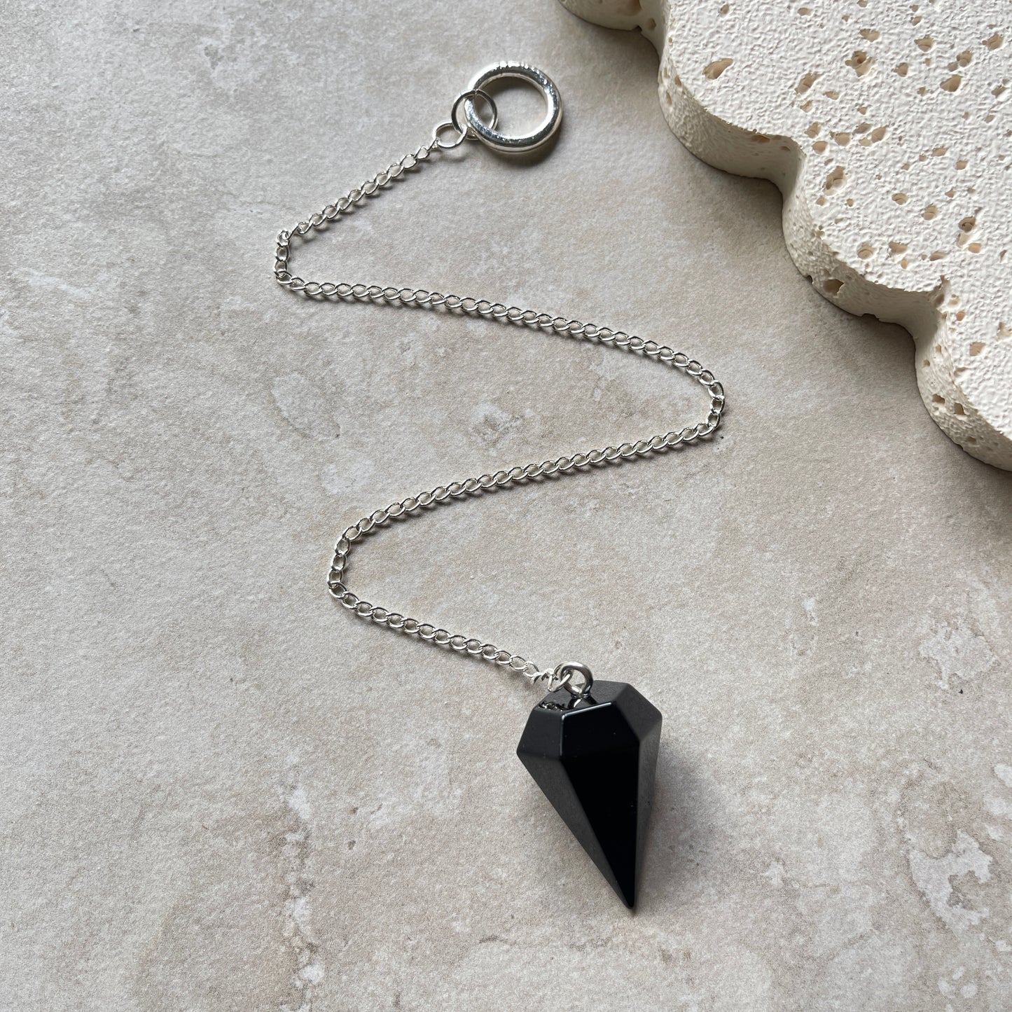 Black Obsidian Pendulum