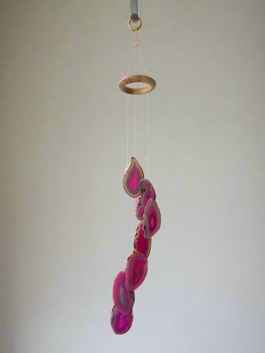 Agate Wind Chime | Pink