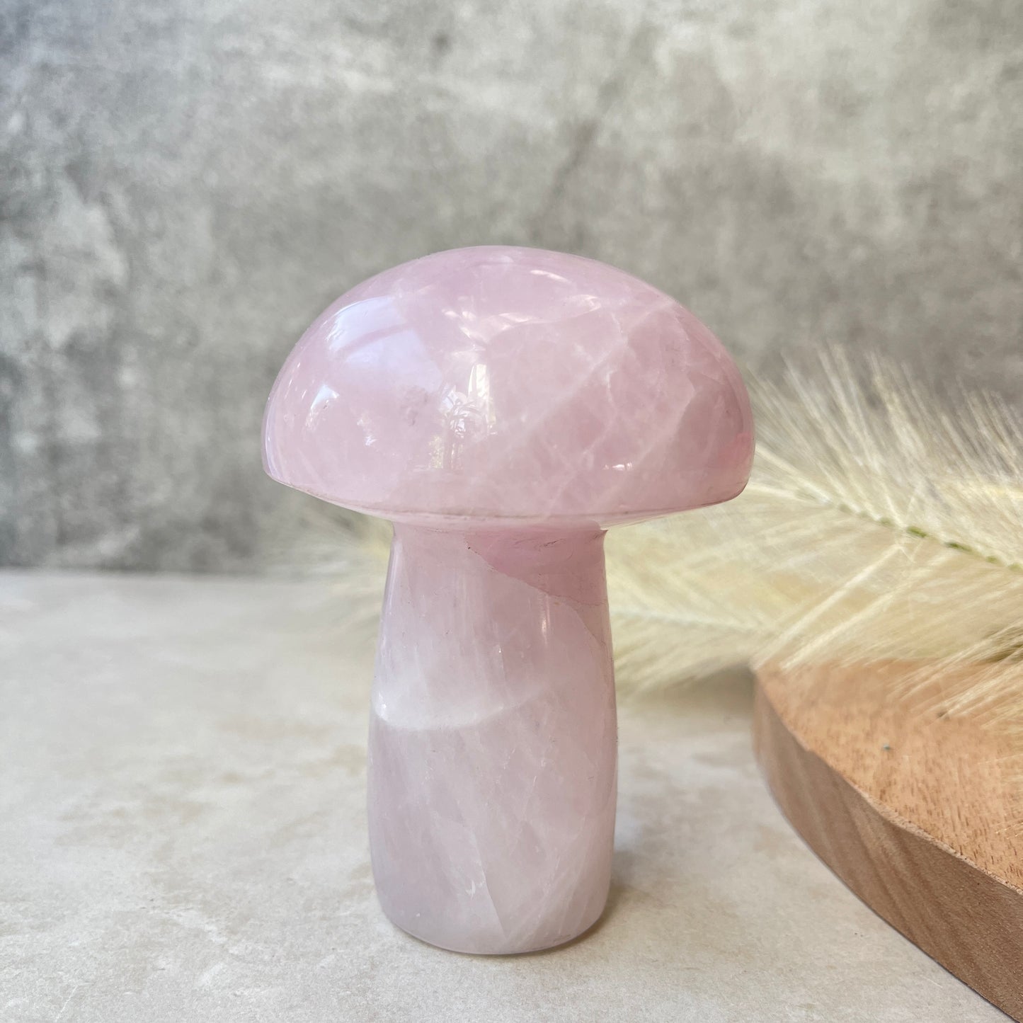 Rose Quartz Mushroom