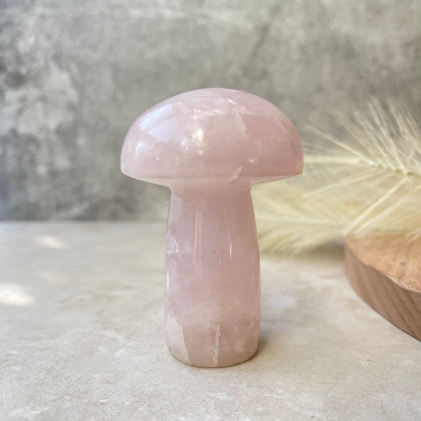 Rose Quartz Mushroom