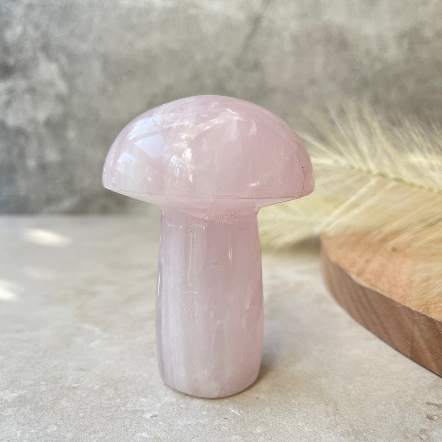 Rose Quartz Mushroom