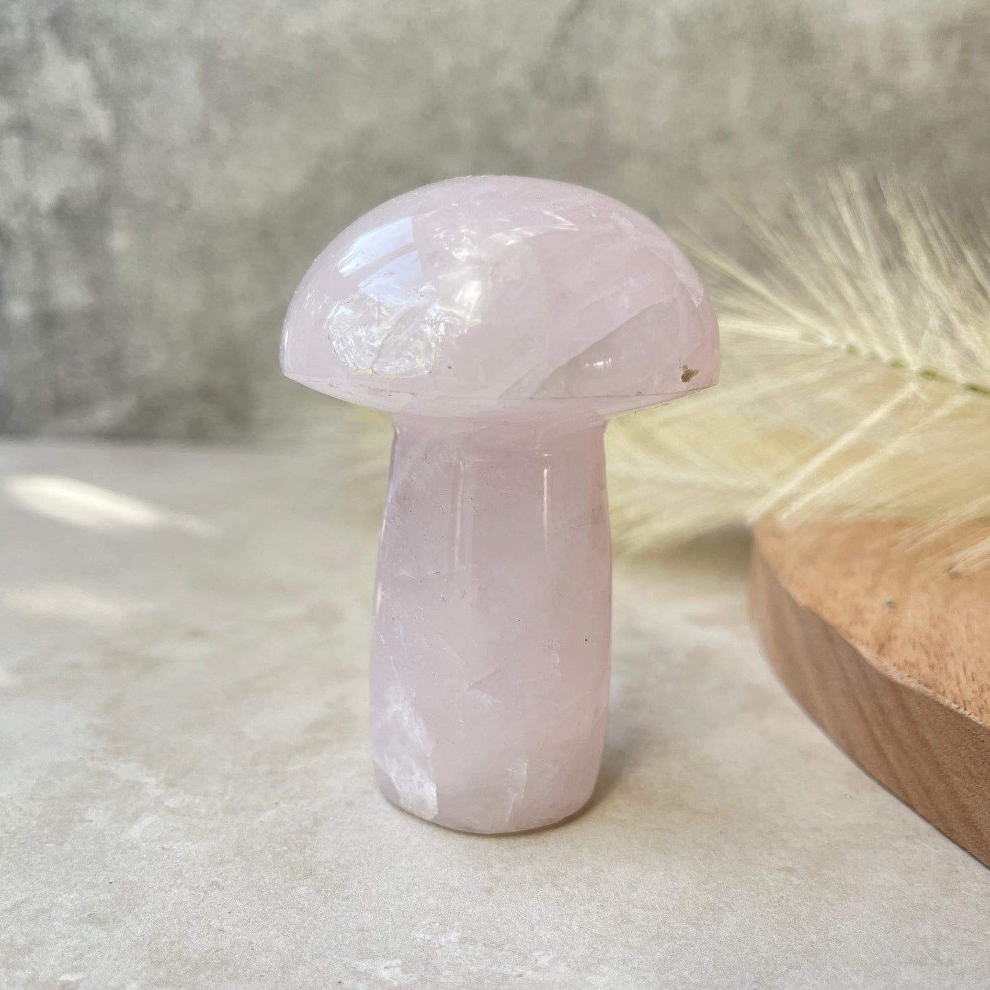 Rose Quartz Mushroom