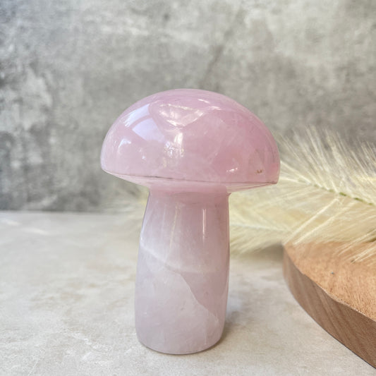 Rose Quartz Mushroom