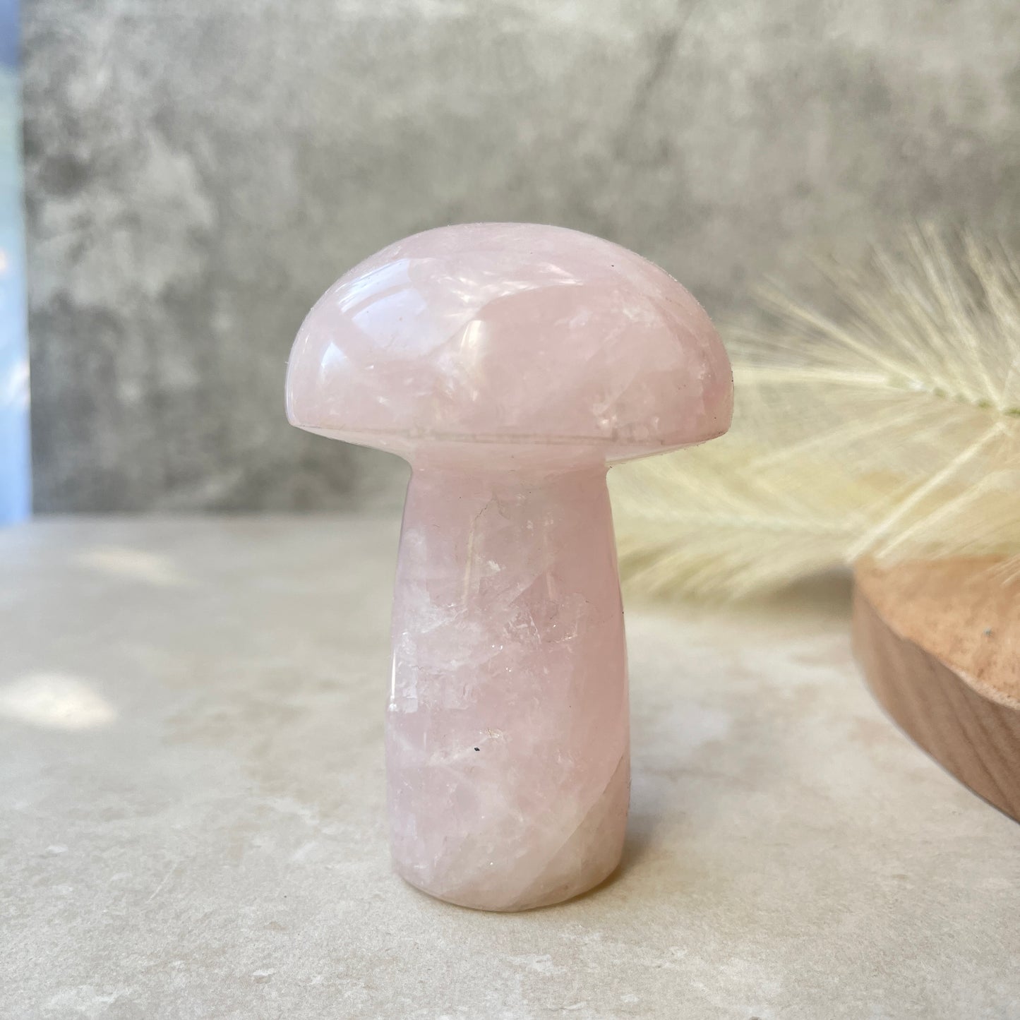 Rose Quartz Mushroom