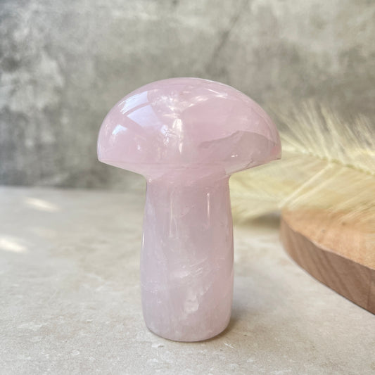 Rose Quartz Mushroom