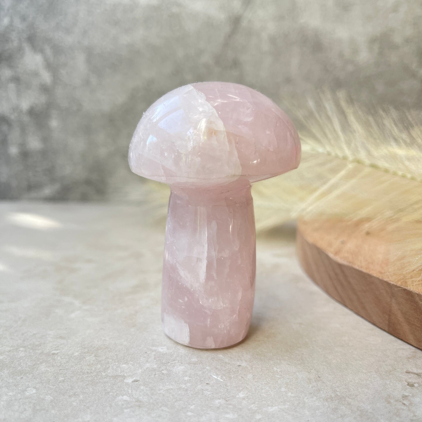 Rose Quartz Mushroom