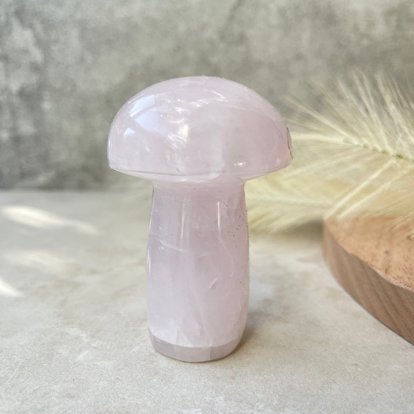 Rose Quartz Mushroom