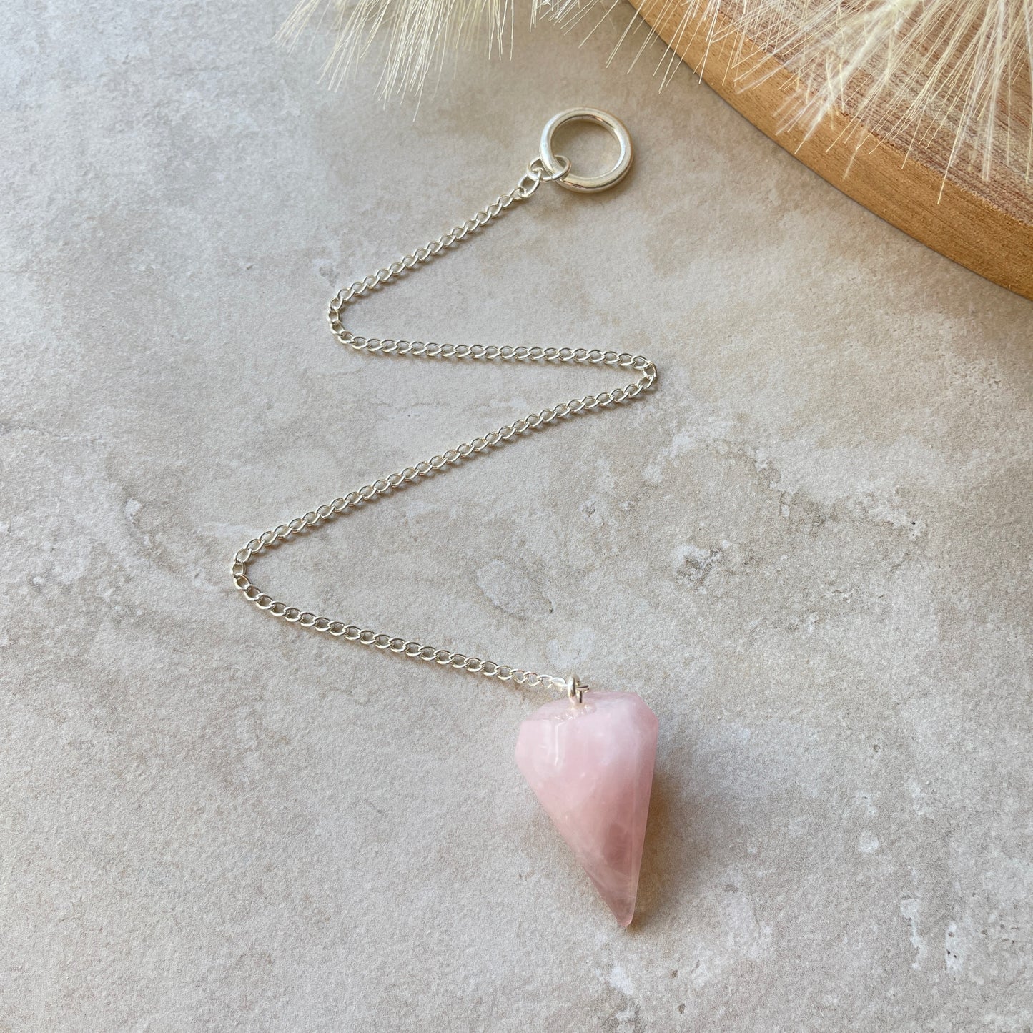 Rose Quartz Pendulum