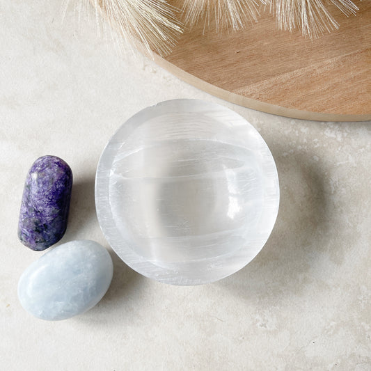 Selenite Bowl