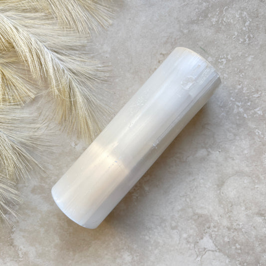 Selenite Harmoniser Cylinder