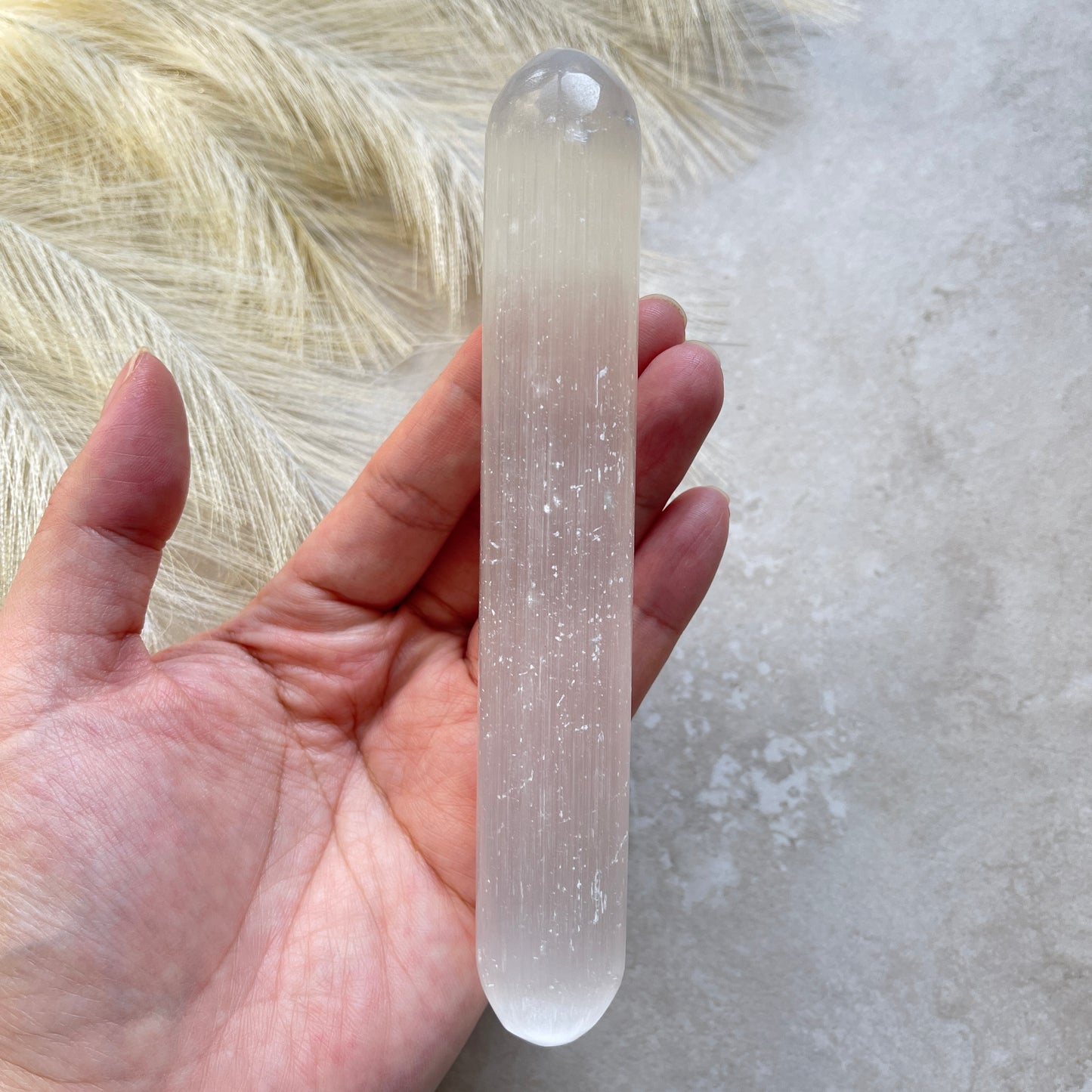 Selenite Wand