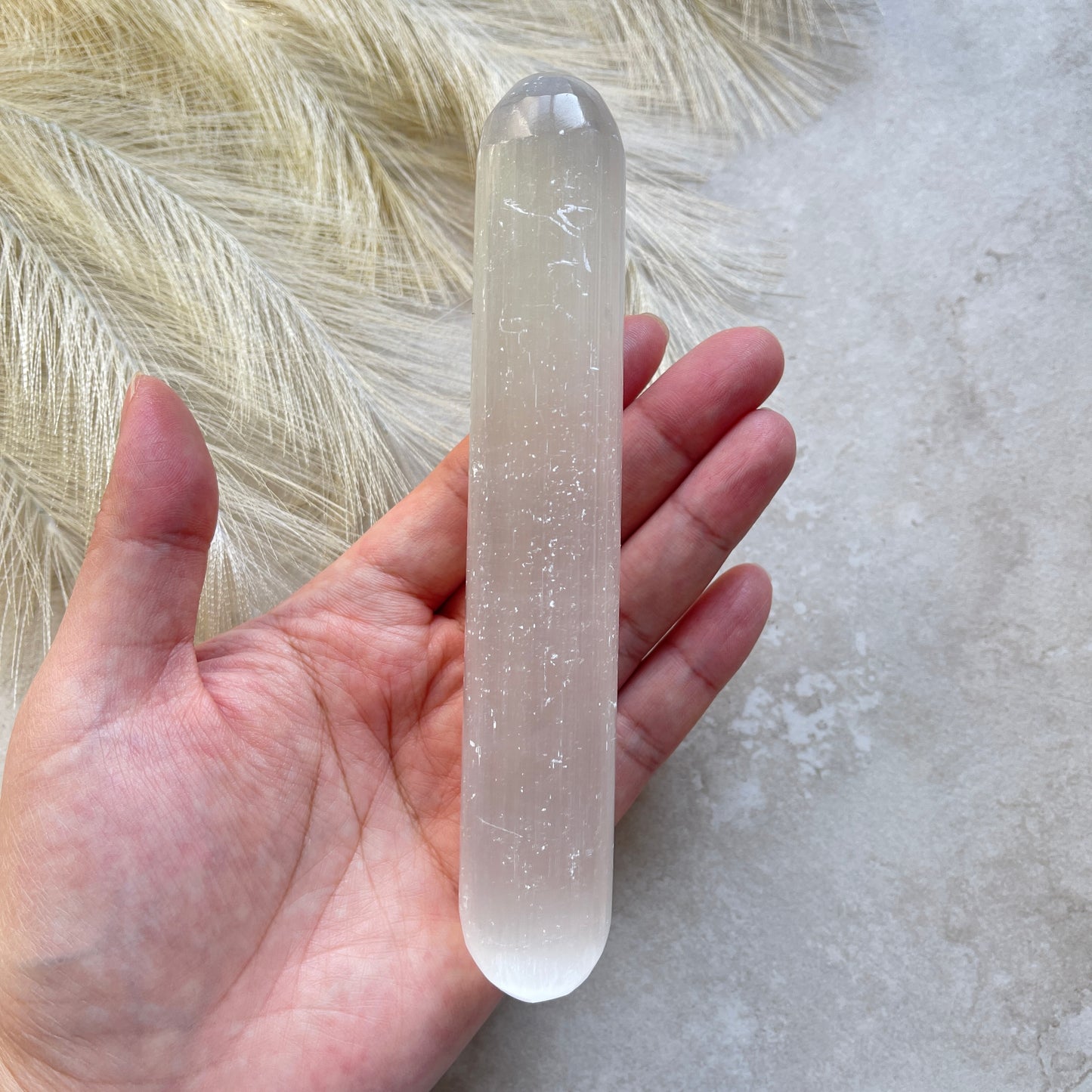 Selenite Wand