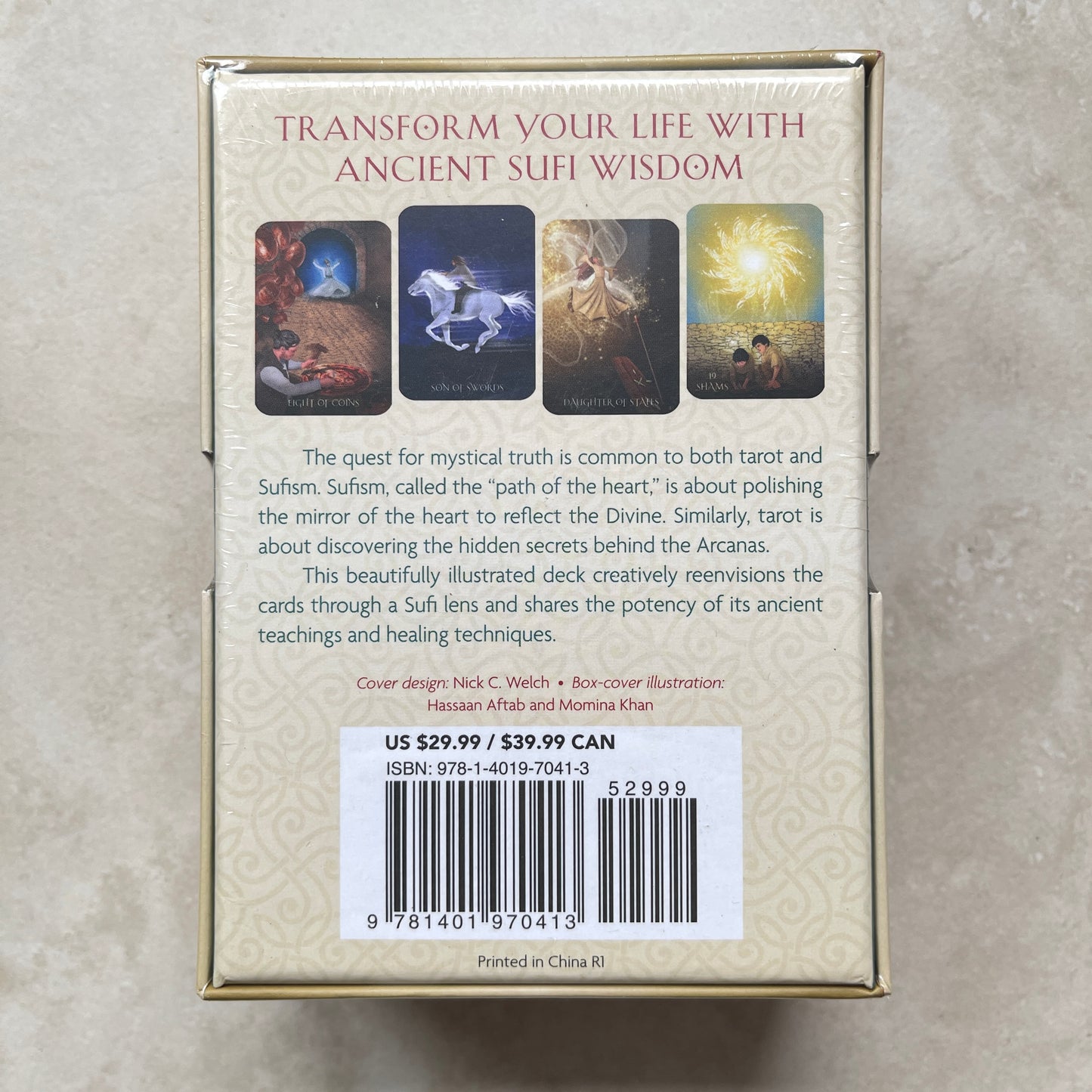 Crystal and The Sufi Tarot Card Set Gift Box Bundle