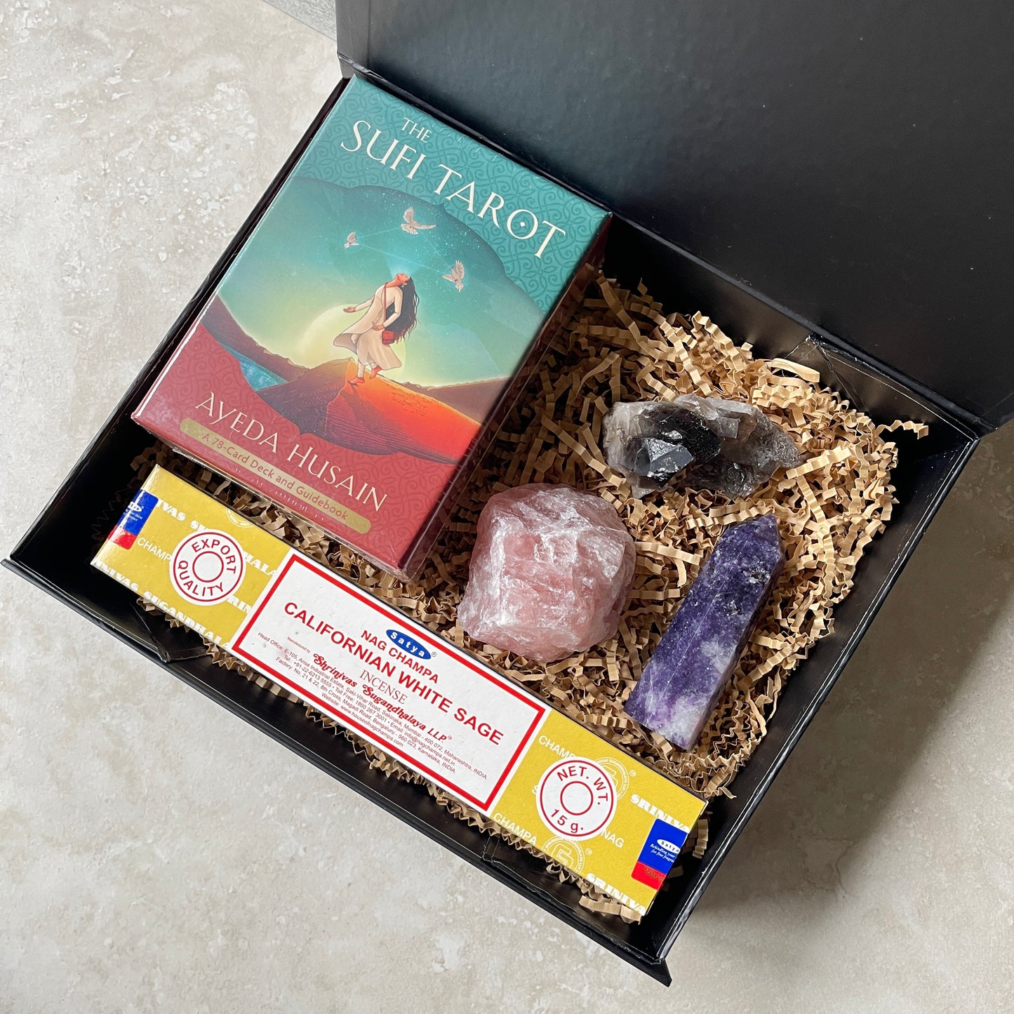 Crystal and The Sufi Tarot Card Set Gift Box Bundle