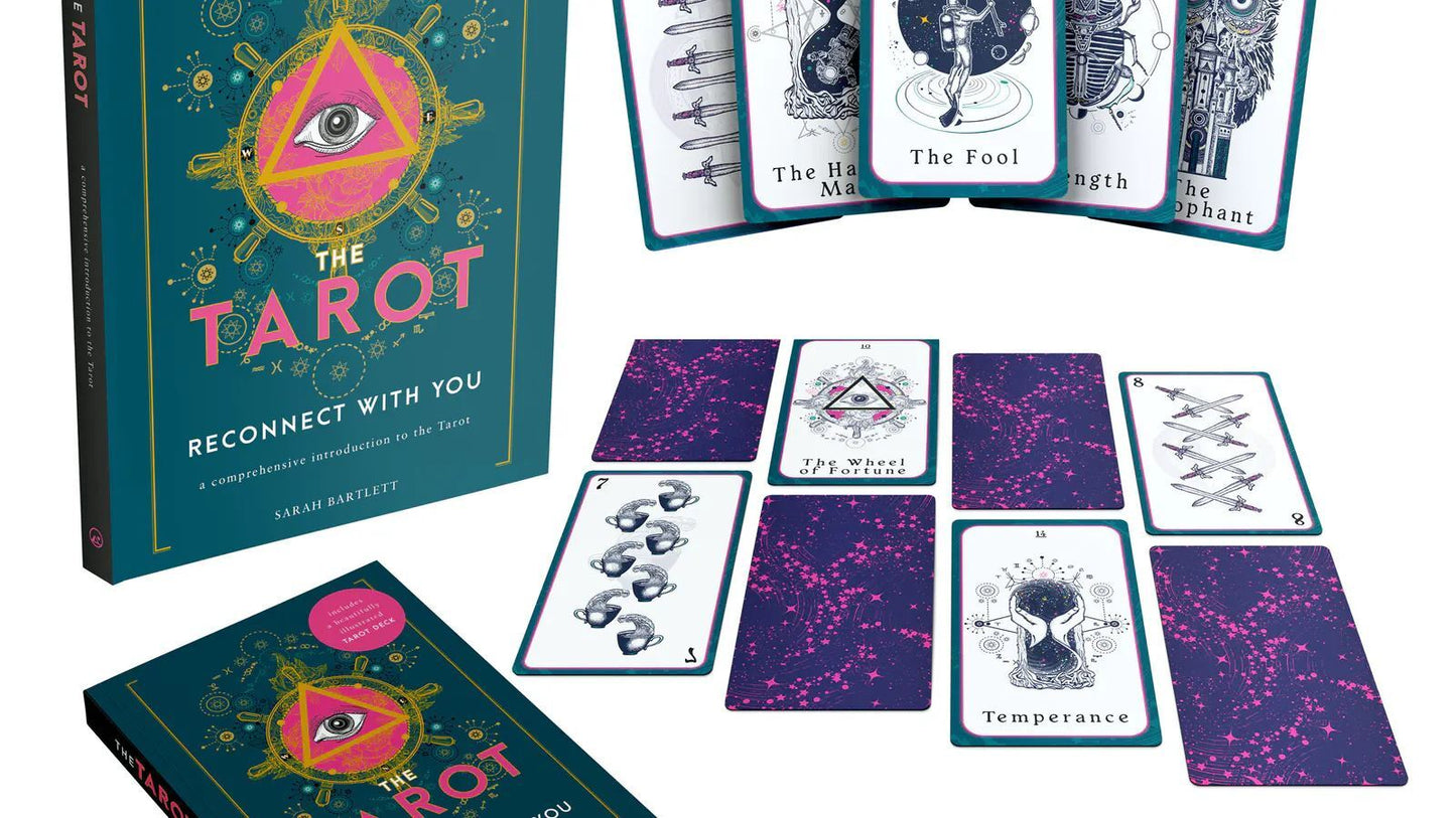 The Tarot Book and Card Deck: Reconnect With You: A Comprehensive Introduction to the Tarot with an illustrated Tarot deck