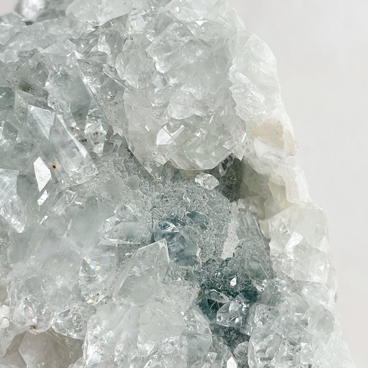 Apophyllite Cluster with Stilbite