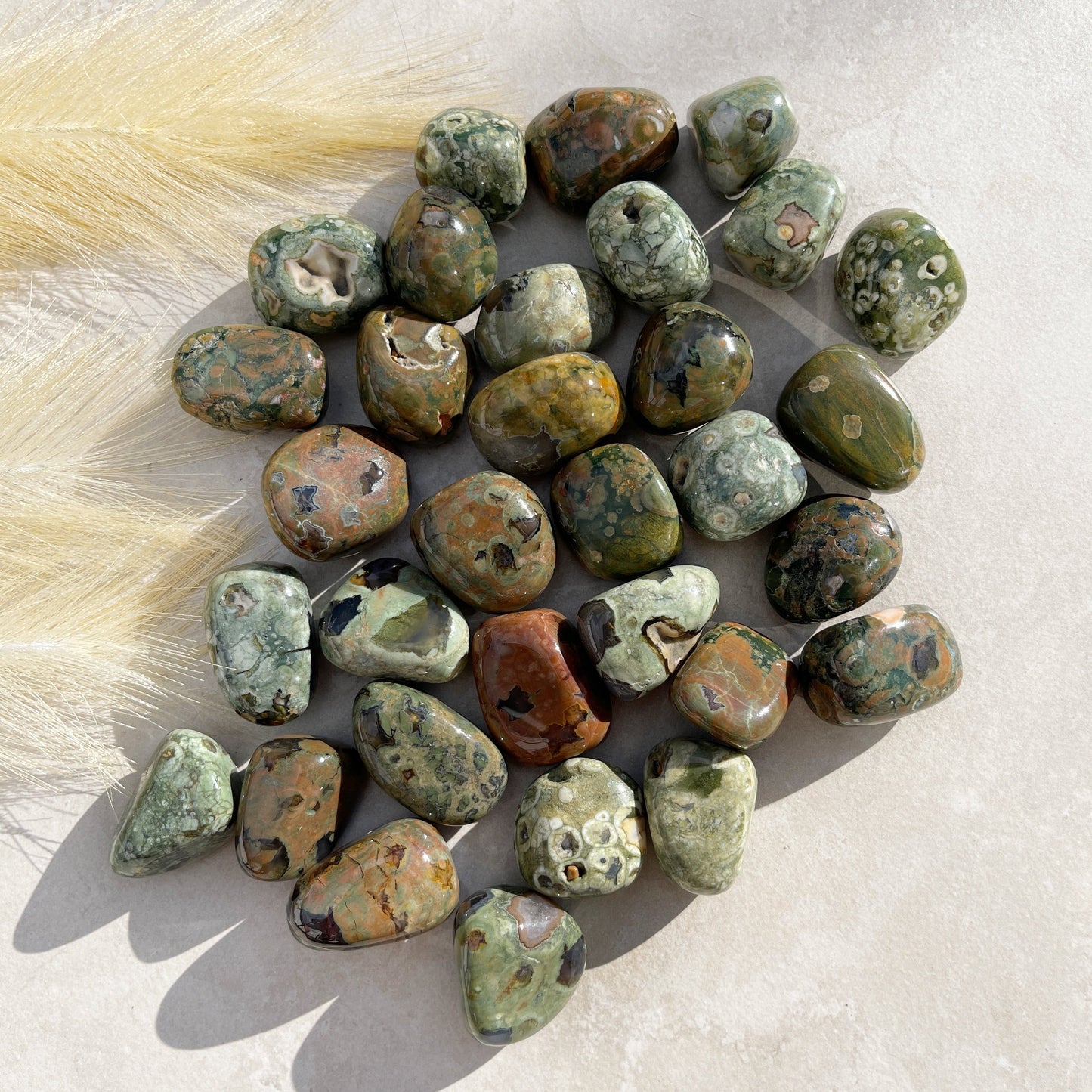 Jasper Rhyolite Tumbles