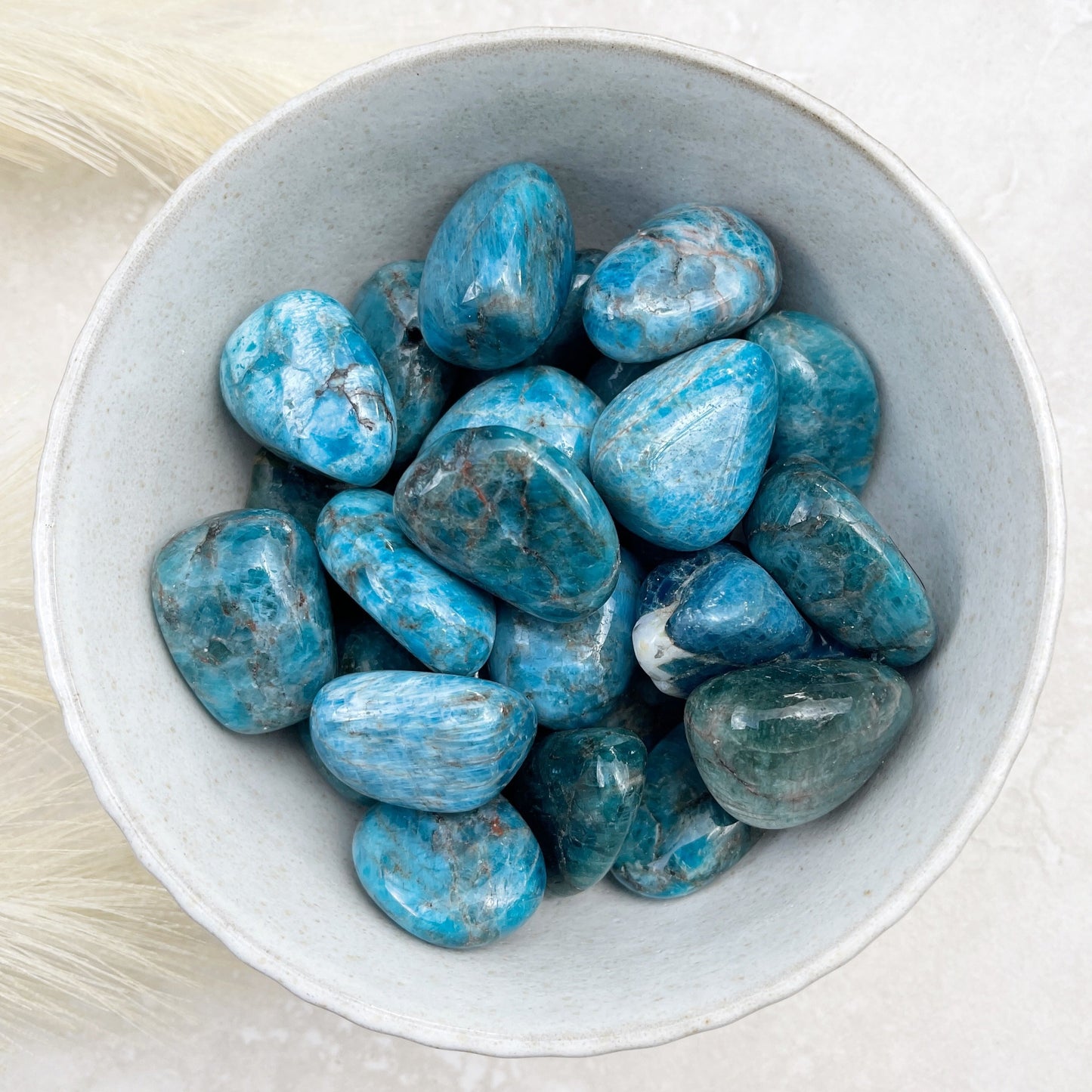 Apatite Blue Tumbles