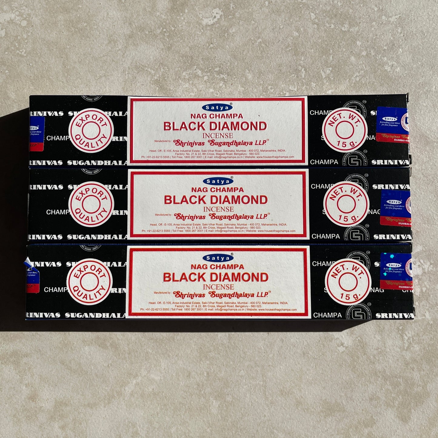 Satya Incense | Black Diamond