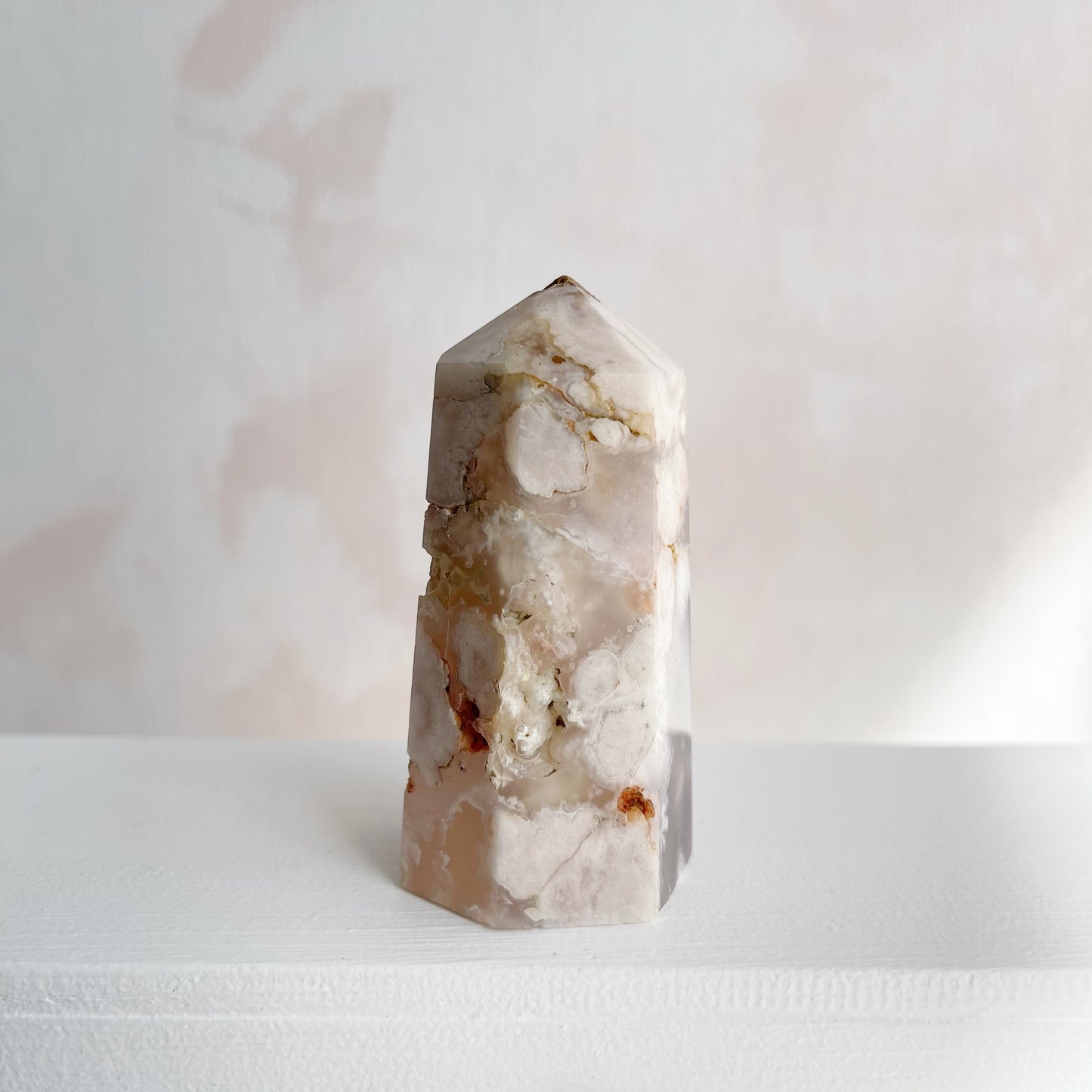 Cherry Blossom Agate Tower