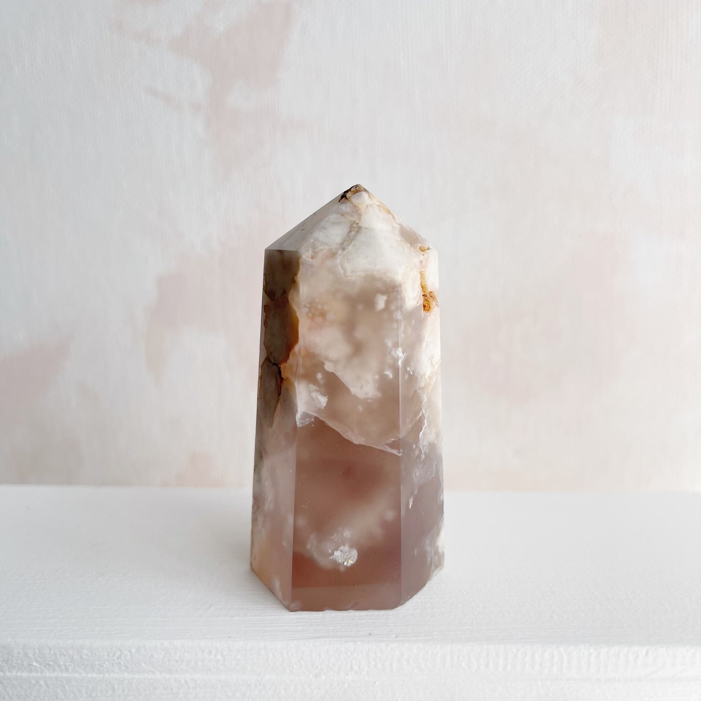 Cherry Blossom Agate Tower