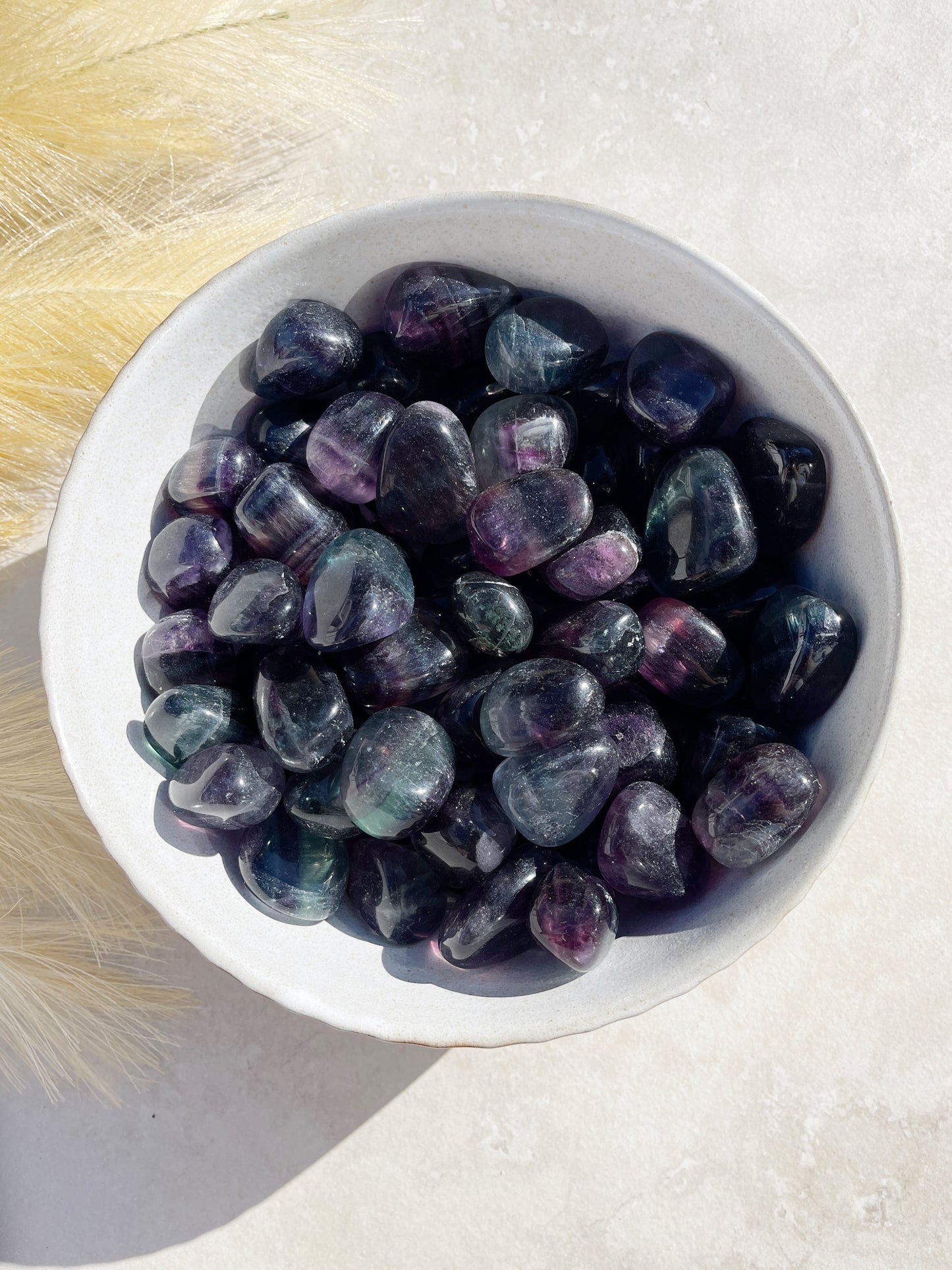 Fluorite Rainbow Tumbles