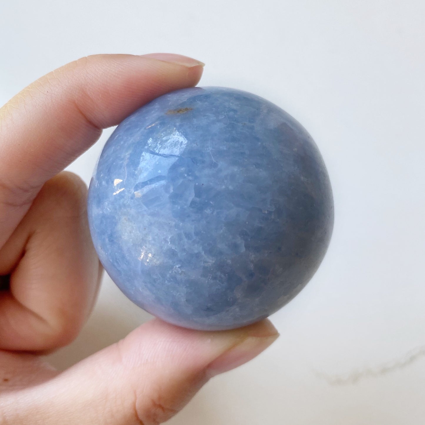 Blue Calcite Sphere