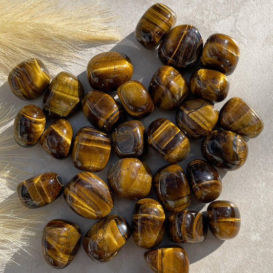 Tiger Eye Gold Tumbles