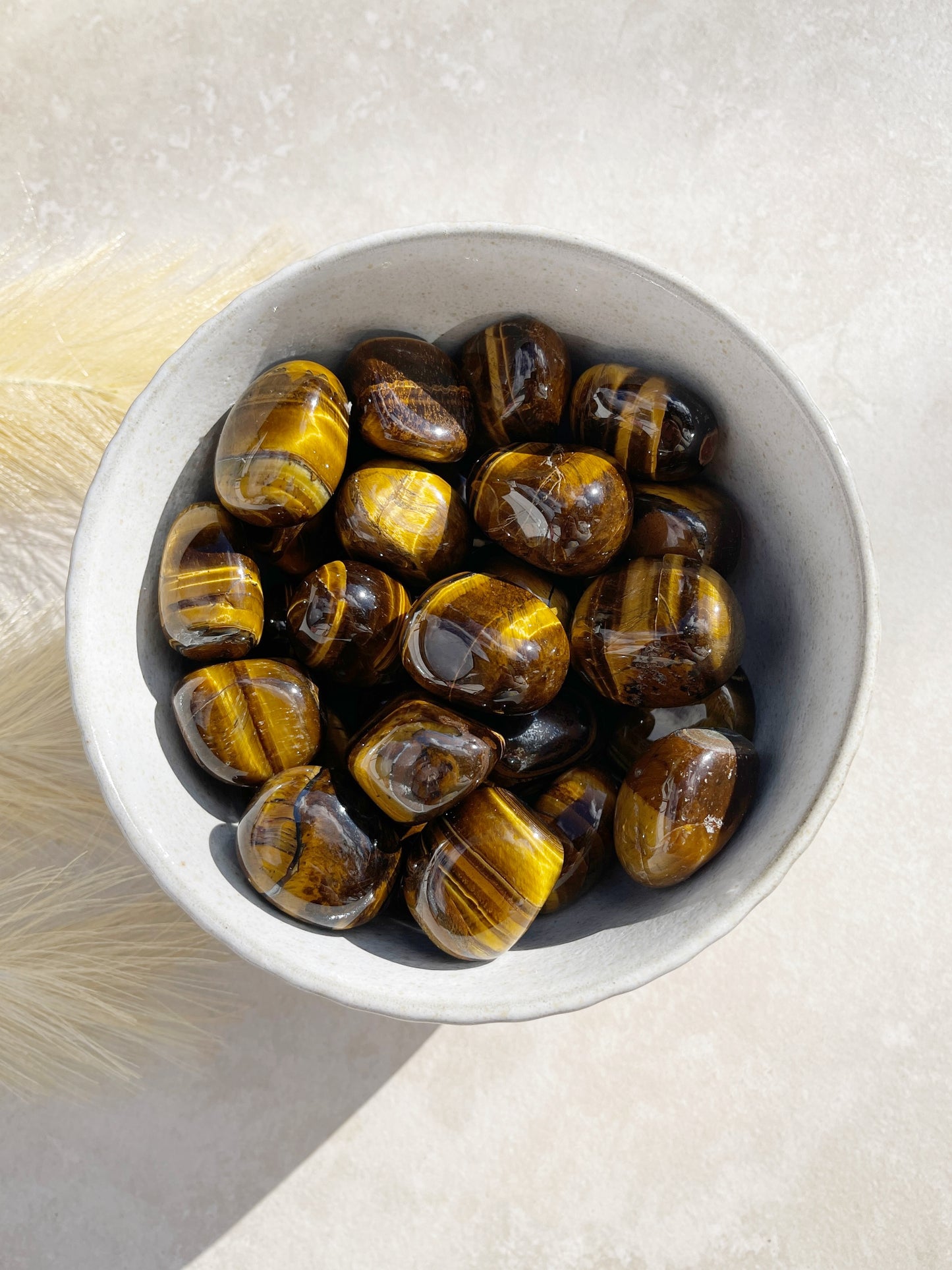 Tiger Eye Gold Tumbles